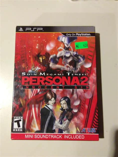 Persona 2 Collectors Edition PSP for $5. Also Sealed : r/gamecollecting