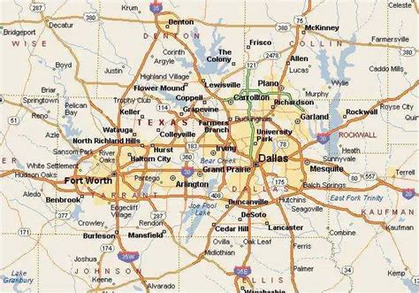 Map of Dallas | State Map of USA | United States Maps