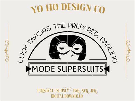 Incredibles Edna Mode Supersuits Vintage Parks Magic Parks PNG SVG JPG Digital Download Inspired ...