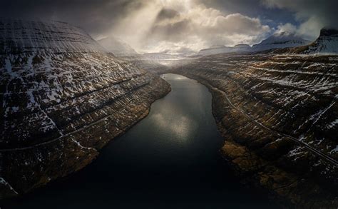 German photographer captures rare photographs of snow covered Faroe Islands - RumbleRum