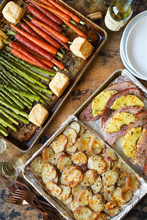 Sheet Pan Easter Dinner - Damn Delicious