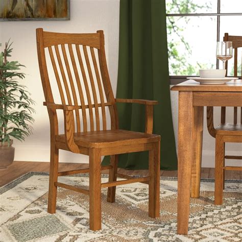 Loon Peak® Corwin Slatback Solid Wood Dining Chair & Reviews | Wayfair