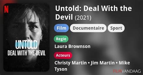 Untold: Deal With the Devil (film, 2021) - FilmVandaag.nl