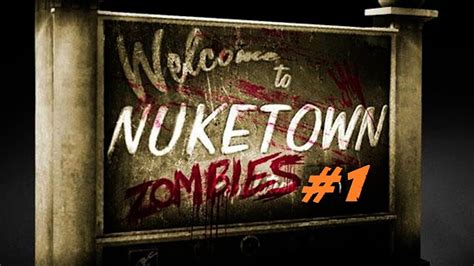 Black Ops 2 Zombies Survival: Nuketown - VERY First Game (Part 1) - YouTube