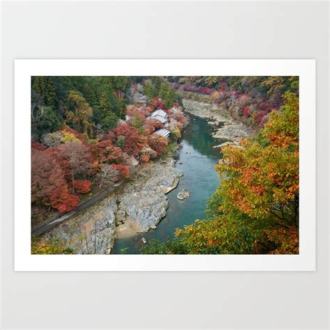 Japanese Fall Colors Art Print by Lindsay Jill | Society6