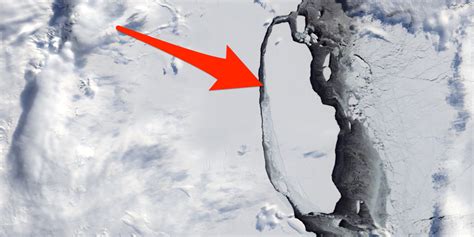 Antarctica's giant iceberg calves, drifts away in satellite video - Business Insider