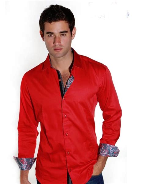 Men`s USA: What is the important of Red dress Shirt in the field of new fashion and what are the ...