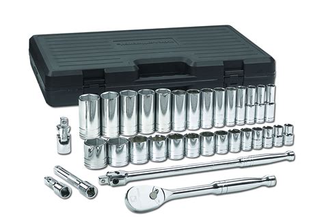 GearWrench 33-piece 1/2" Drive SAE 6pt Std/Deep Socket Set