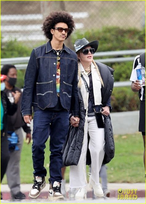 Madonna & Boyfriend Ahlamalik Williams Support Her Son David at His ...