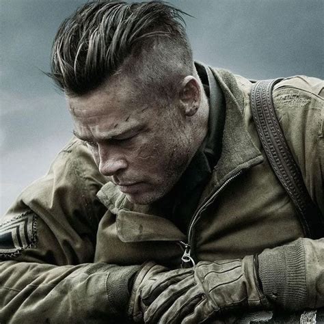 Brad Pitt’s Fury Haircut: A Stylish Undercut | Fury haircut, Brad pitt fury haircut, Undercut ...