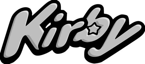 Kirby Logo Black and White – Brands Logos