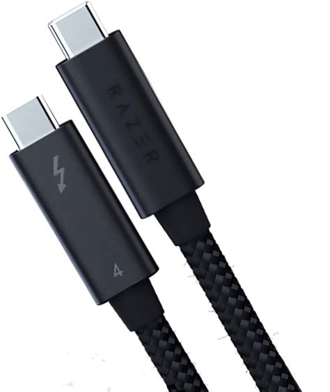 Razer Thunderbolt 4 Cable - Thunderbolt 4 Cable (Up to 40 Gigabits per second, up to 8K ...