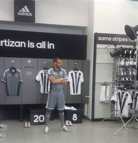 New Partizan Belgrade Kits 14-15- Adidas FK Partizan Jerseys 2014/15 ...