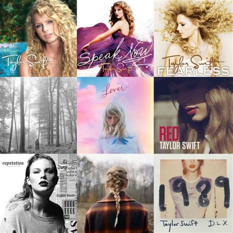 Taylor Swift Album Covers