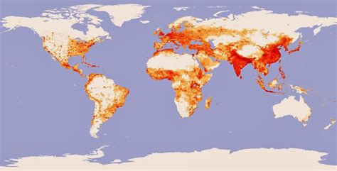 World population density map : maps