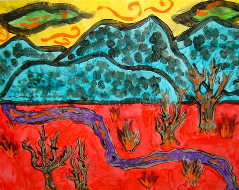 The smARTteacher Resource: Fauvist Style Landscape