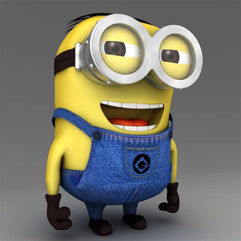 3d model minion dave