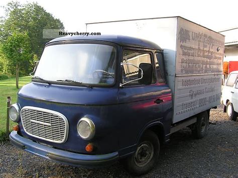 Barkas B1000 vintage 1970 Box-type delivery van Photo and Specs