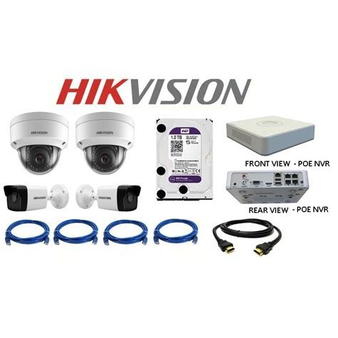 HIKVISION 4 Channel NVR MAXI Kit - Diy Protect