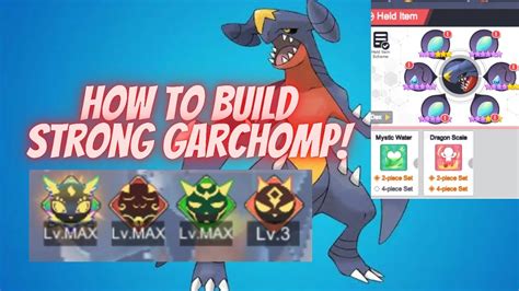 HOW TO BUILD STRONG GARCHOMP !! - POKEMON WORLD - YouTube