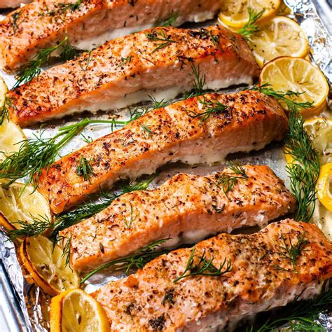 Easy Baked Lemon Dill Salmon - Dishes With Dad