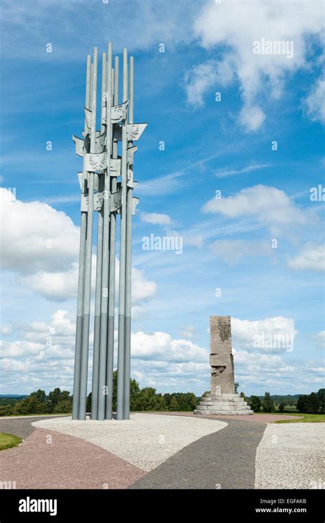 monument to the Battle of Grunwald (1410), Grunwald, Poland Stock Photo ...