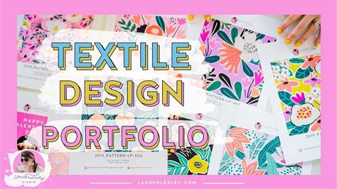 Textile Designer Portfolio // Your Textile Design Portfolio MUST HAVES!! - YouTube