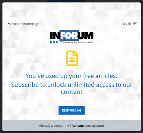 Did Inforum switch to a paywall? : r/fargo