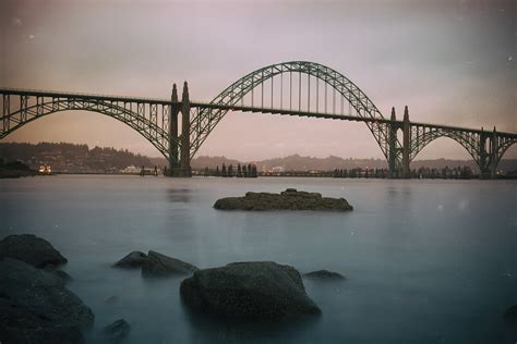 The Historic Yaquina Bay Bridge Is A Masterpiece Along The Oregon Coast