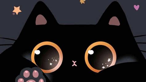 PixLith - Black Cat Wallpaper Cartoon