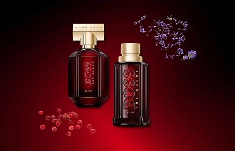 New intense perfumes from BOSS The Scent Elixir for Her and for Him ...