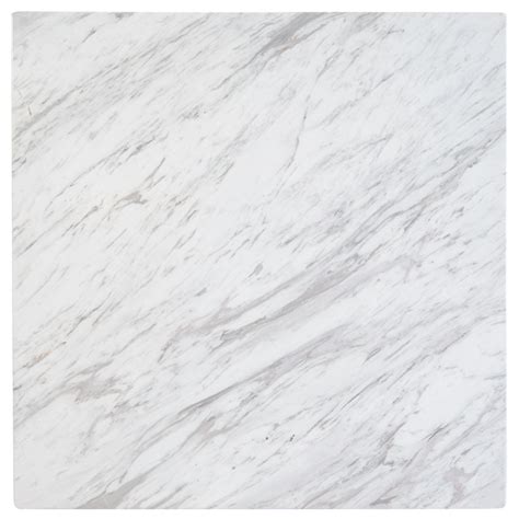 24 x 24 White Marble Table Top (Indoor/Outdoor) : Restaurant Furniture ...