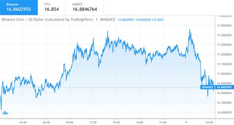 Binance Coin price rises above $17.4 before returning to $16.8 ...