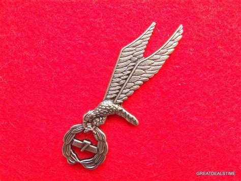 POLISH JUMP WINGS FLYING EAGLE LARGE POLAND MILITARY PARATROOPER SKYDIVER PIN # Skydiving ...