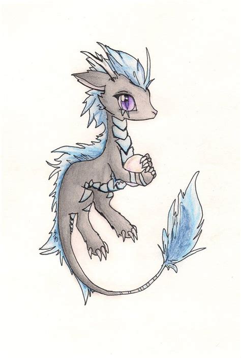 Chibi Dragon New year by Hollow-chan on DeviantArt | Chibi dragon, Easy ...