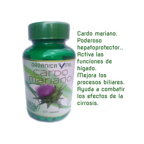 Cardo Mariano 100 capsulas | Orgánica Vital