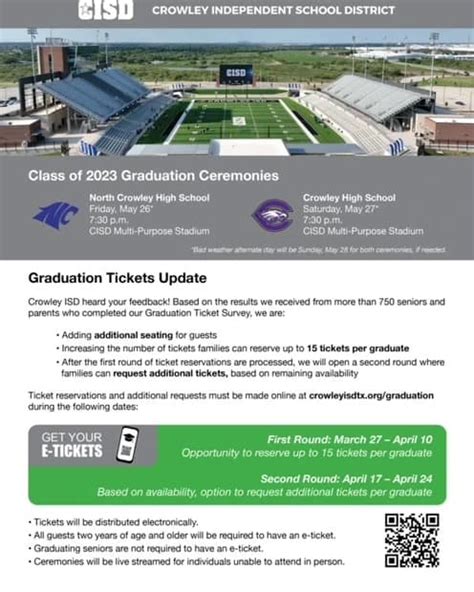 Class of 2023 - Graduation... - North Crowley High School