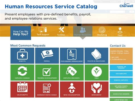 IT Service Catalog Examples