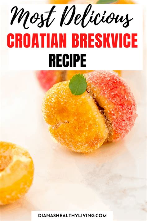 HOW TO MAKE CROATIAN BRESKVICE COOKIES | Diana's Healthy Living