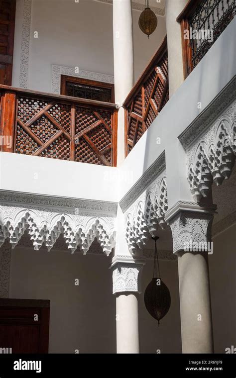 A traditional riad interior in Marrakech Stock Photo - Alamy