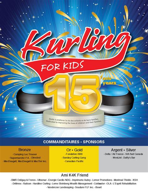 Kurling for kids 2013 Tournament Booklet by Kurling for Kids - Issuu