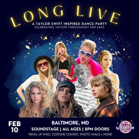 Long Live - A Taylor Swift Inspired Dance Party - Baltimore Soundstage