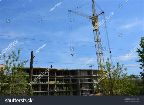 Construction Crane Architecture Stock Photo 648313102 | Shutterstock