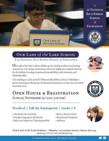 Our Lady of the Lake School Open House is Nov. 19 | TAPinto