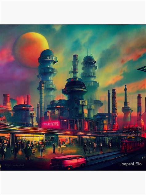 "Future city concept art #1" Sticker for Sale by JoepshLSio | Redbubble