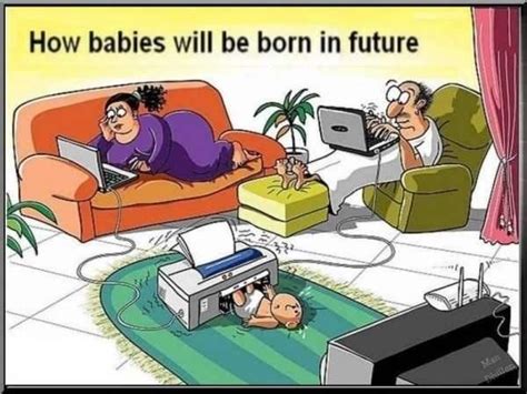 How+babies+will+be+born+in+the+future. Picture Quotes. | Lustige comic bilder, Lustige cartoons ...