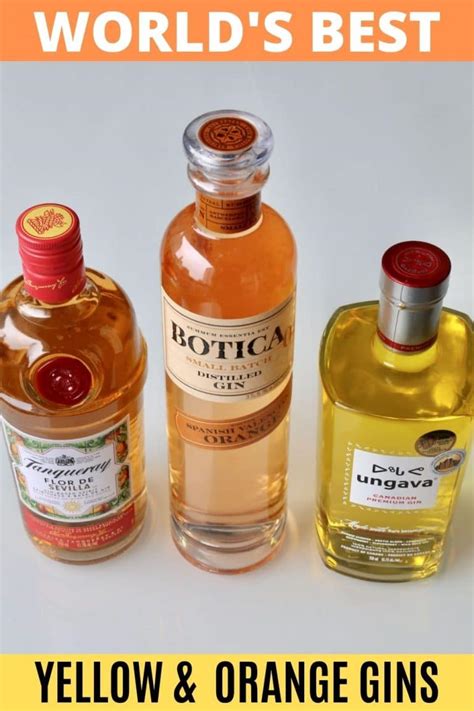 Best Orange Gin & Yellow Gin For Cocktails - dobbernationLOVES