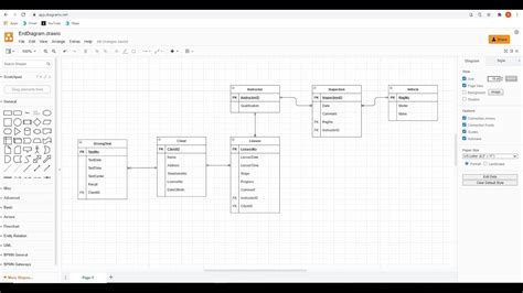 Creating ERD Diagrams using Draw.io - YouTube