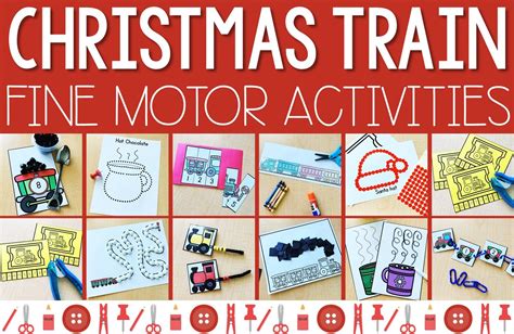 Christmas Train Ride Fine Motor Activities | Resources by Mrs. Roltgen ...