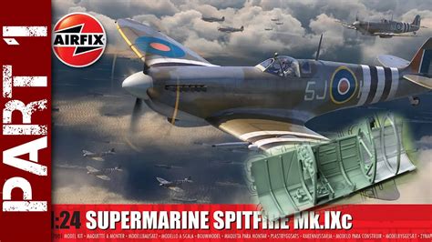 New Airfix 1:24 Spitfire - building the cockpit - part 1 - YouTube